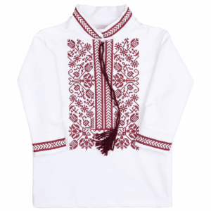 Вишиванка для хлопчиків "Тарас", Молочний, 116 (6 років)