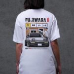 Жіноча Оверсайз Футболка З Принтом Without Fujiwara White