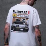 Чоловіча Оверсайз Футболка З Принтом Without Fujiwara White