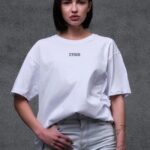 Жіноча Оверсайз Футболка З Принтом Without 1702 White