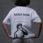 Жіноча Оверсайз Футболка З Принтом Without Vintage White