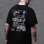 Чоловіча Оверсайз Футболка Without З Принтом BMW Black