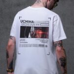 Чоловіча Оверсайз Футболка З Принтом Without Uchiha White