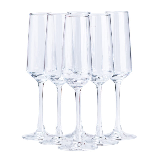 Келихи для шампанського на високій ніжці 6 шт HP564