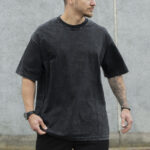 Чоловіча Варена Вінтажна Оверсайз Футболка На Літо Without Washed