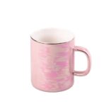 Чашка порцелянова Glaze 420мл у дзеркальній глазурі Рожевий HPCYM0763P