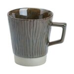 Чашка порцелянова для чаю та кави 300 мл у стилі ретро Графіт HP7208GG