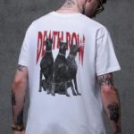 Чоловіча Оверсайз Футболка З Принтом Without Deathrow White