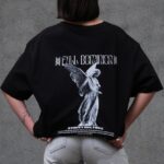 Жіноча Оверсайз Футболка З Принтом Without Dominion Black