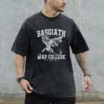 Чоловіча Виварена Оверсайз Футболка Washed Without З Принтом Четверте Крило