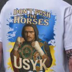 Чоловіча Оверсайз Футболка Without З Принтом Dont Push The Horses White