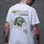 Чоловіча Оверсайз Футболка З Принтом Without Deadly White