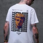 Чоловіча Оверсайз Футболка З Принтом Without Hopeless White