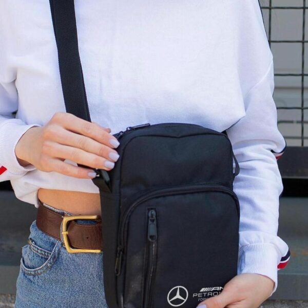 Жіноча Сумка Месенджер Барсетка Через Плече Without з Принтом AMG Black