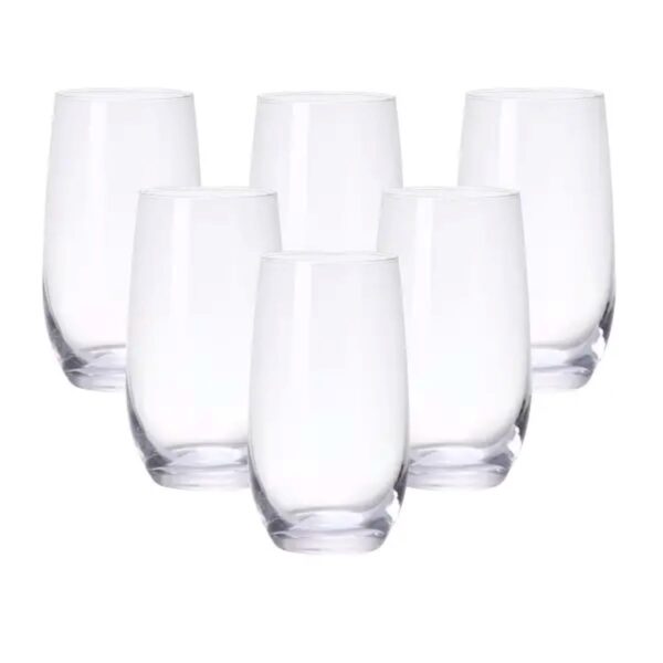 Набір склянок 6 штук по 360 мл прозорий HP557