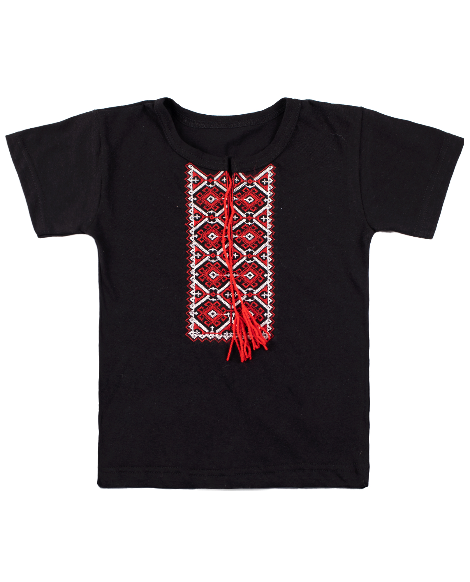 Футболка вишиванка "Назар", Чорний, 134 (9 років)