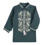 Вишиванка для хлопчика "Дубочок" довгий рукав, Евкаліпт, 92 (2 роки)