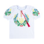 Блуза для дівчинки "Тризуб", Жовтий, 92 (2 роки)