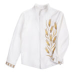 Флісова сорочка для хлопчика "Колоски", Молочний, 92 (2 роки)