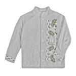 Флісова вишита сорочка "Дубочок" , Сірий, 80 (1 рік)