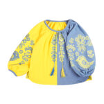 Вишиванка для дівчинки "Зозуленька", Жовтий, 110 (5 років)