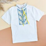 Вишиванка для хлопчика №11, Білий, 110-116см