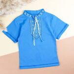 Вишиванка для хлопчика "Орнамент"  №2, Електрик, 128-134см