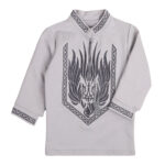 Вишиванка для хлопчика "Сокіл", Сірий, 92 (2 роки)