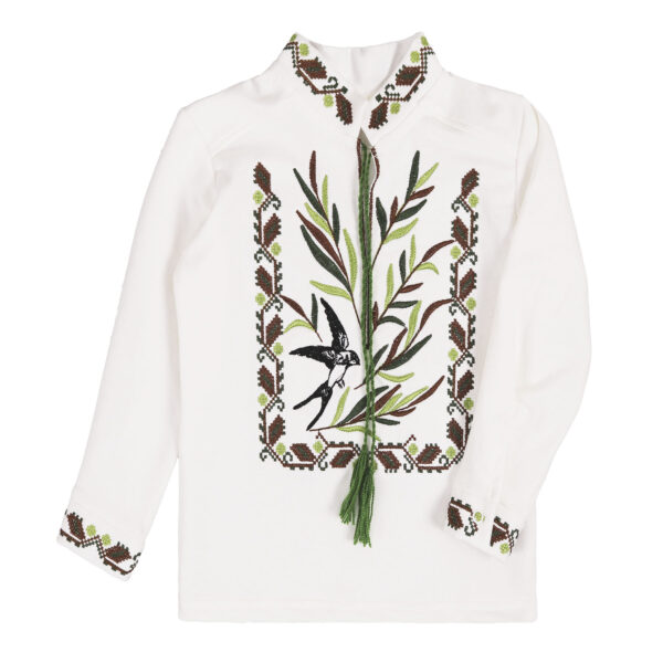 Вишиванка для хлопчика "Верба 2.0", Білий, 92 (2 роки)