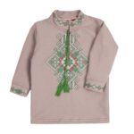 Вишиванка для хлопчиків "Іванко", Какао, 92 (2 роки)
