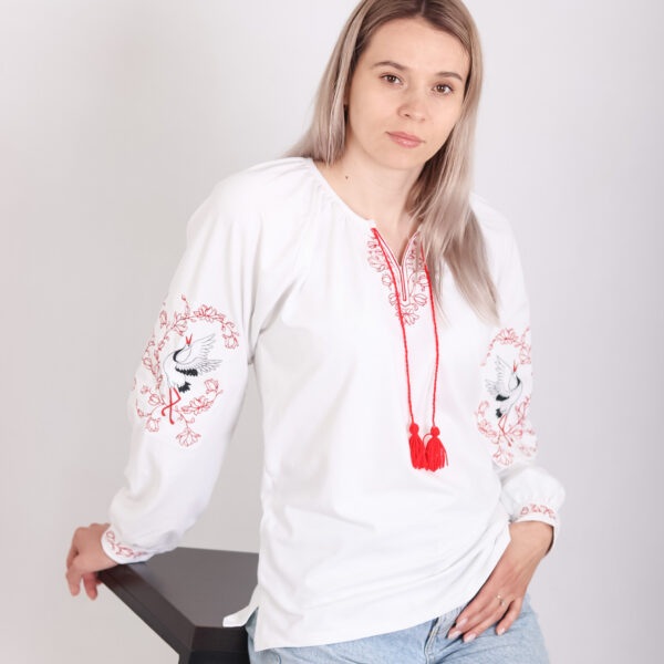 Жіноча вишиванка "Магнолія" , Білий, 42