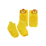 Дитячий набір наколінники і шкарпетки "Лев" MGZ-0649(Yellow)