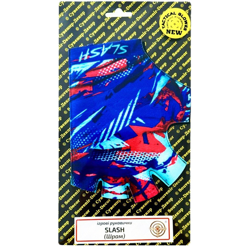 Ігрові рукавички "SLASH" GLO-Sl принт Шрам, із STANDOFF 2