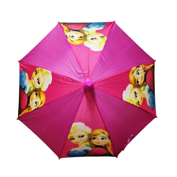 Дитяча парасолька SY-18 тростина, 75 см Холодне Серце Малинова