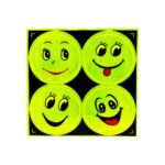 Наклейка світловідбиваюча "Смайл" 133SP 4 штуки Вид-1