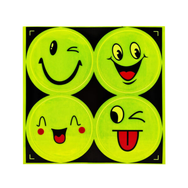 Наклейка світловідбиваюча "Смайл" 133SP 4 штуки Вид-4
